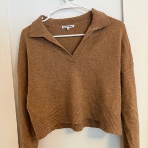Camel Reformation Cashmere Polo